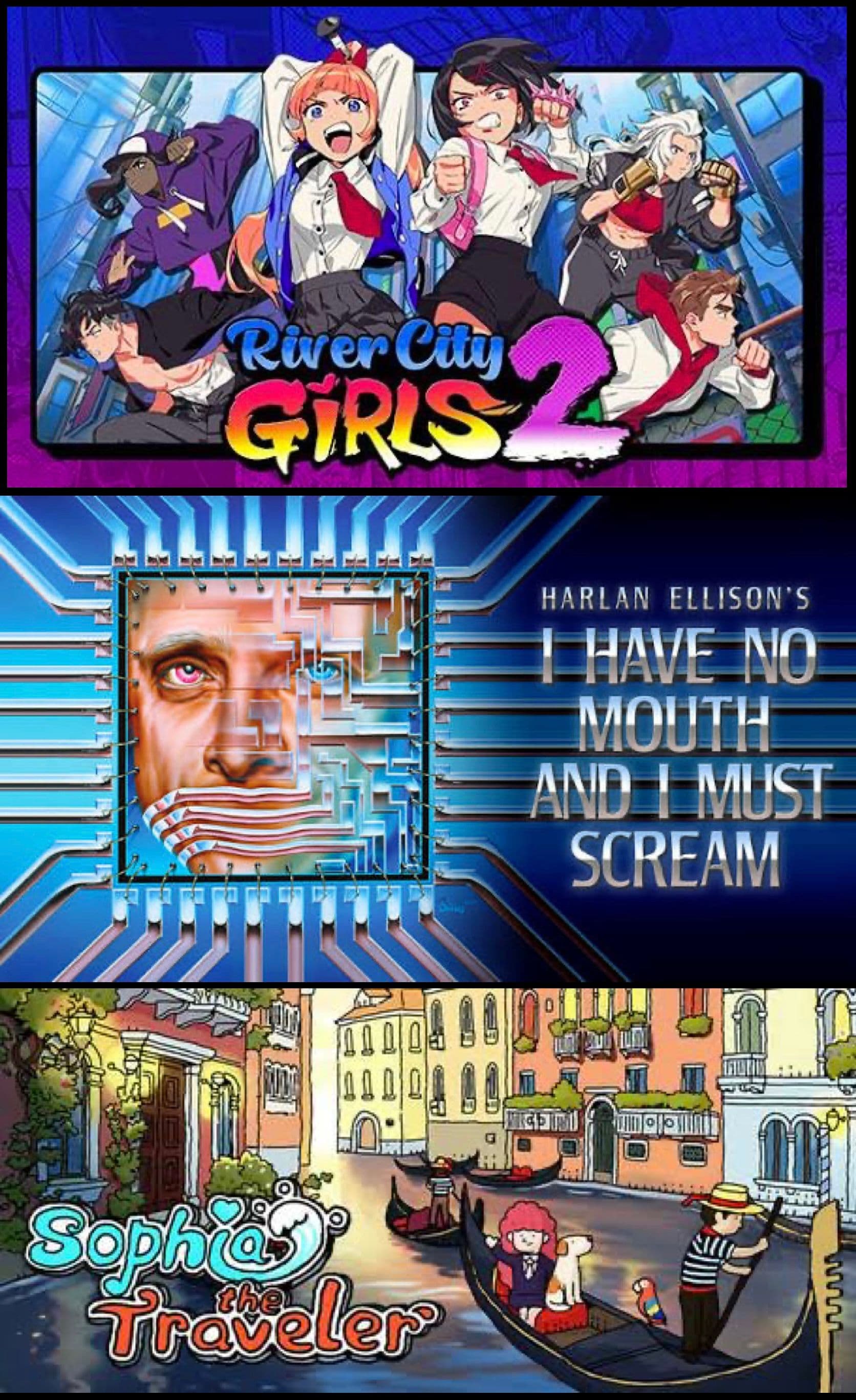 Δωρεάν τo “River City Girls 2” (PC), το “I Have No Mouth, and I Must Scream” (PC) & το “Sophia the Traveler” (Android & iOS), στο Epic Games Store