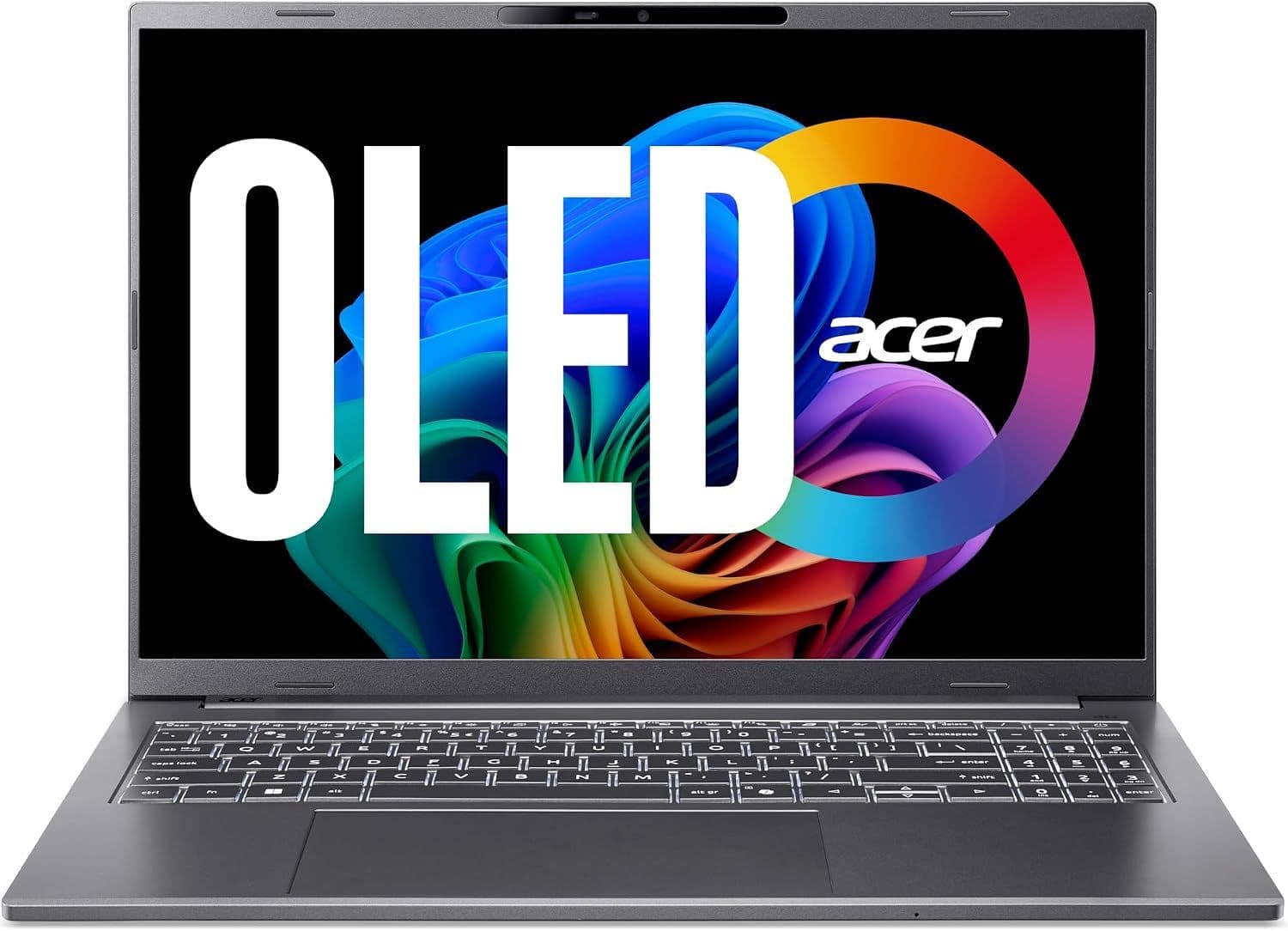 Acer Laptop 16" OLED (60 Hz) | Intel Core Ultra 9 288V | 32GB| 1TB | W11 | QWERTZ Keyboard