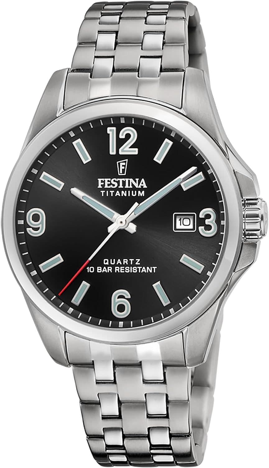 Festina F20696/3 Titanium 41mm Ανδρικό Ρολόι
