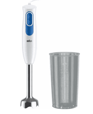 Braun MQ20001MWH Ραβδομπλέντερ με Ανοξείδωτη Ράβδο 600W 29.90€