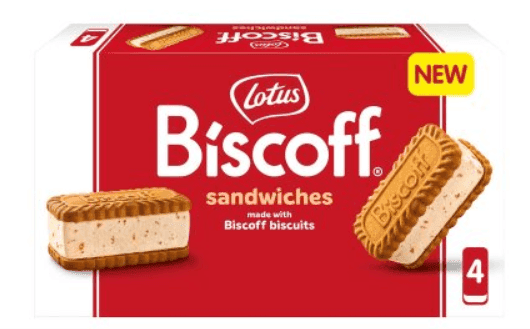 LOTUS Σάντουιτς Biscoff 4τεμ 172g (320ml)