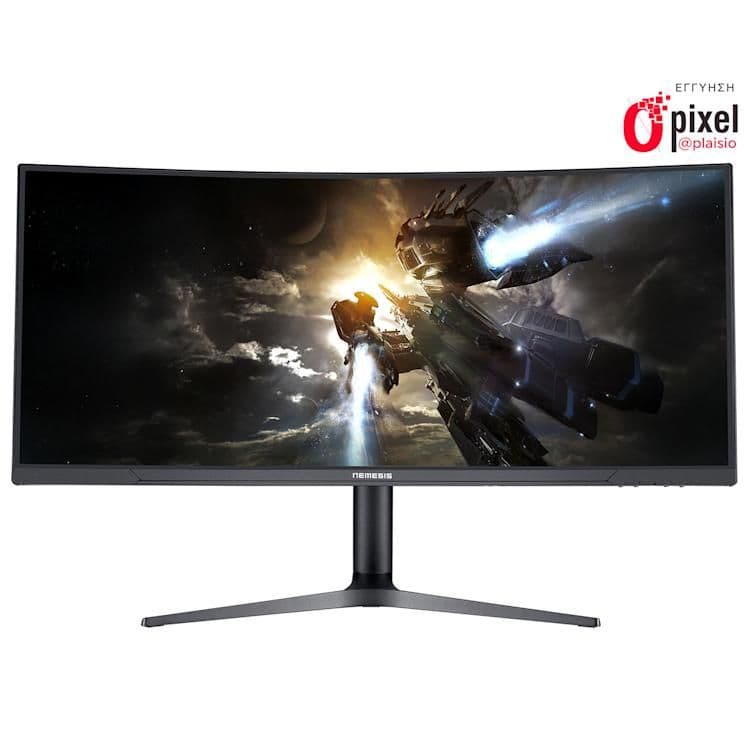 Turbo-X Monitor 34" Nemesis 3403WQX + 2ο Monitor Turbo-X 21.5''