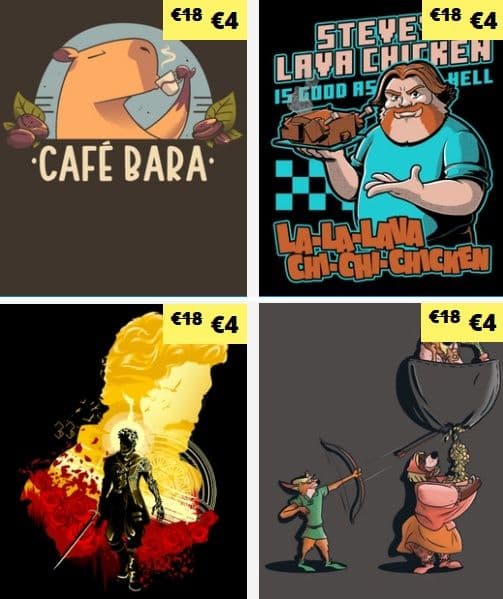 Qwertee T-shirts από 4€