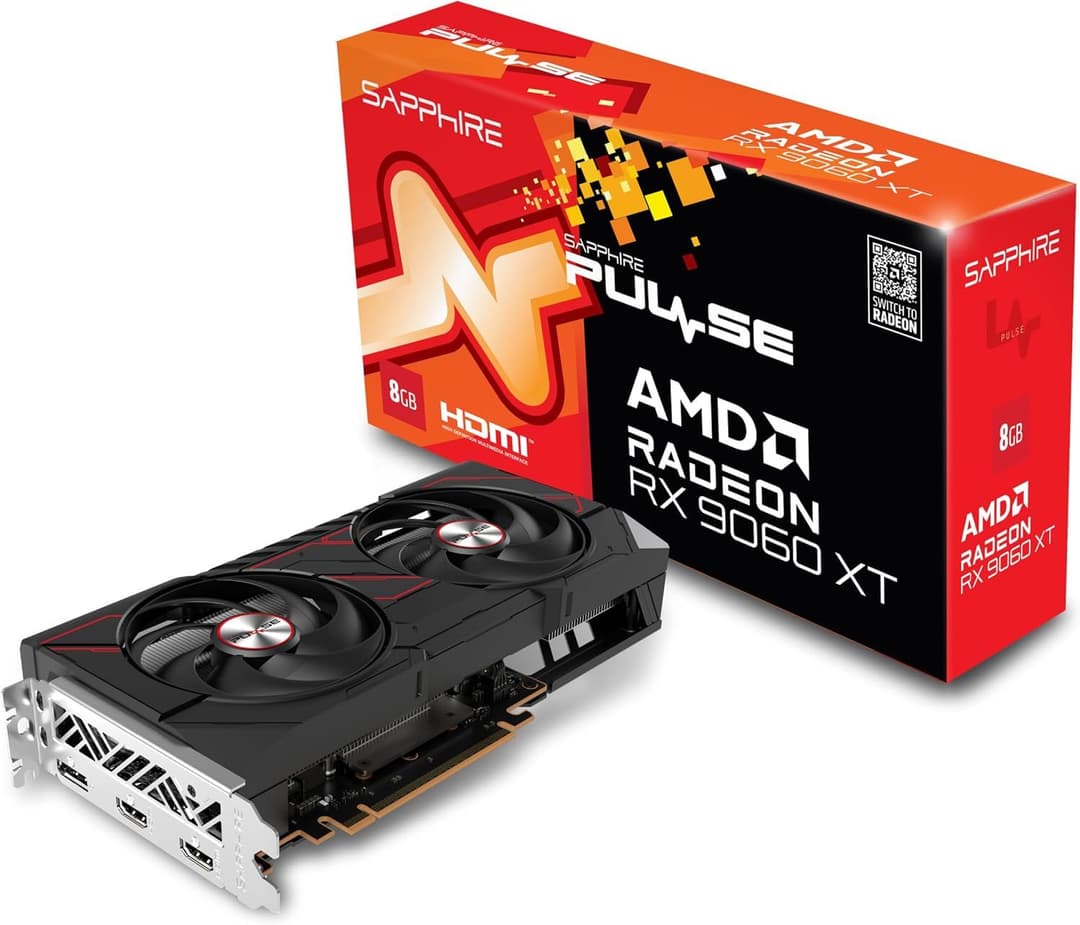 Sapphire Pulse RX 9060 XT OC 8GB Κάρτα Γραφικών