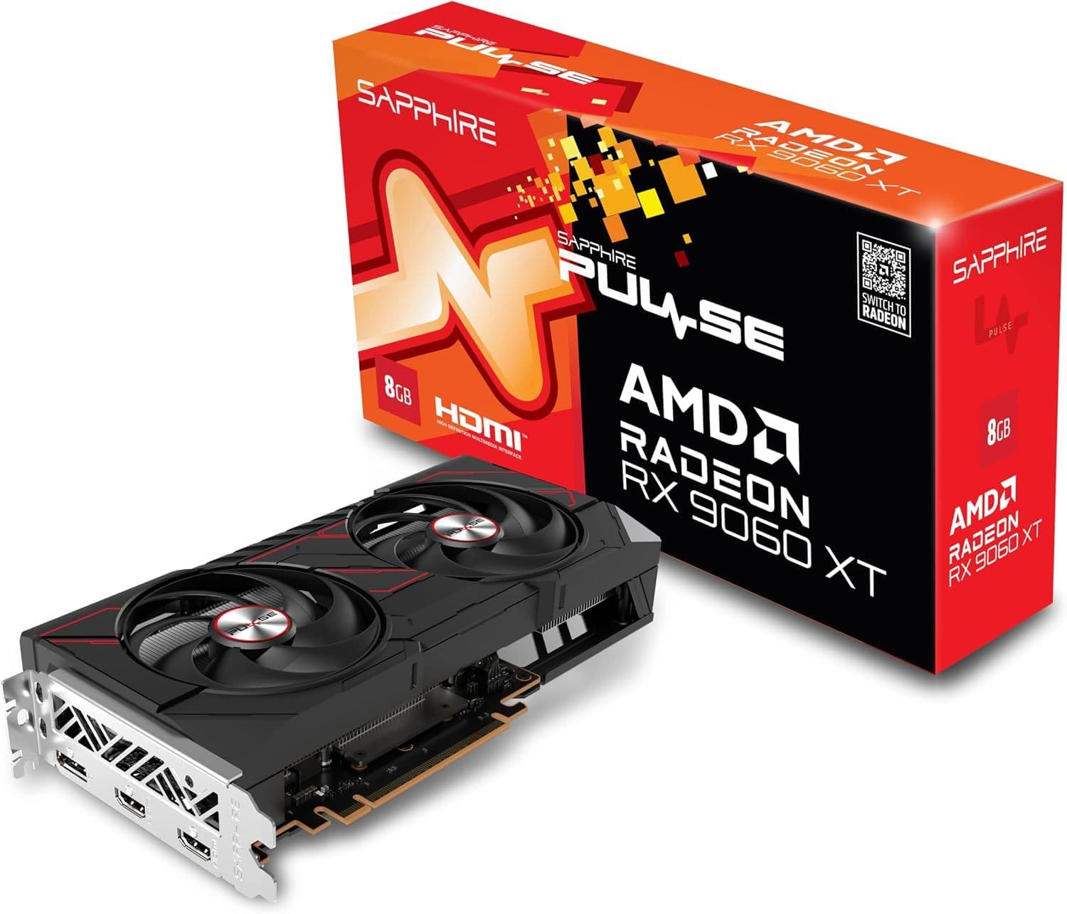 Sapphire Pulse RX 9060 XT OC 8GB Κάρτα Γραφικών