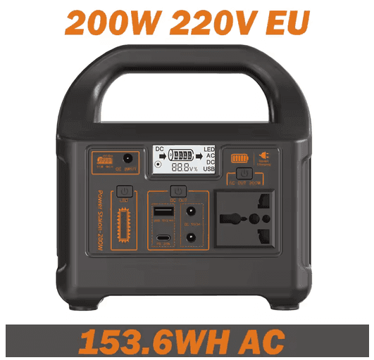Φορητό Power station Gaiaray 200W 153.6Wh LiFePo4 Battery 