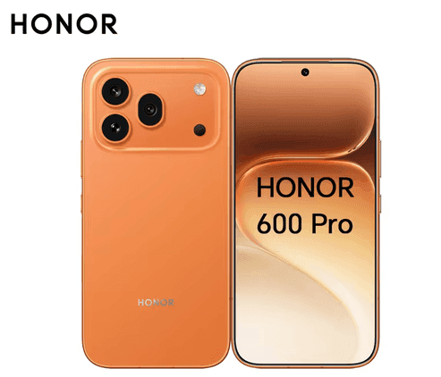 HONOR 600 Pro Orange 12/512GB με 502€ / HONOR 600 8/256GB με 340€