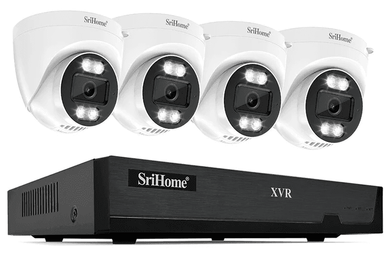 Σύστημα παρακολούθησης Srihome NVS008-AHO30B με 4 κάμερες 