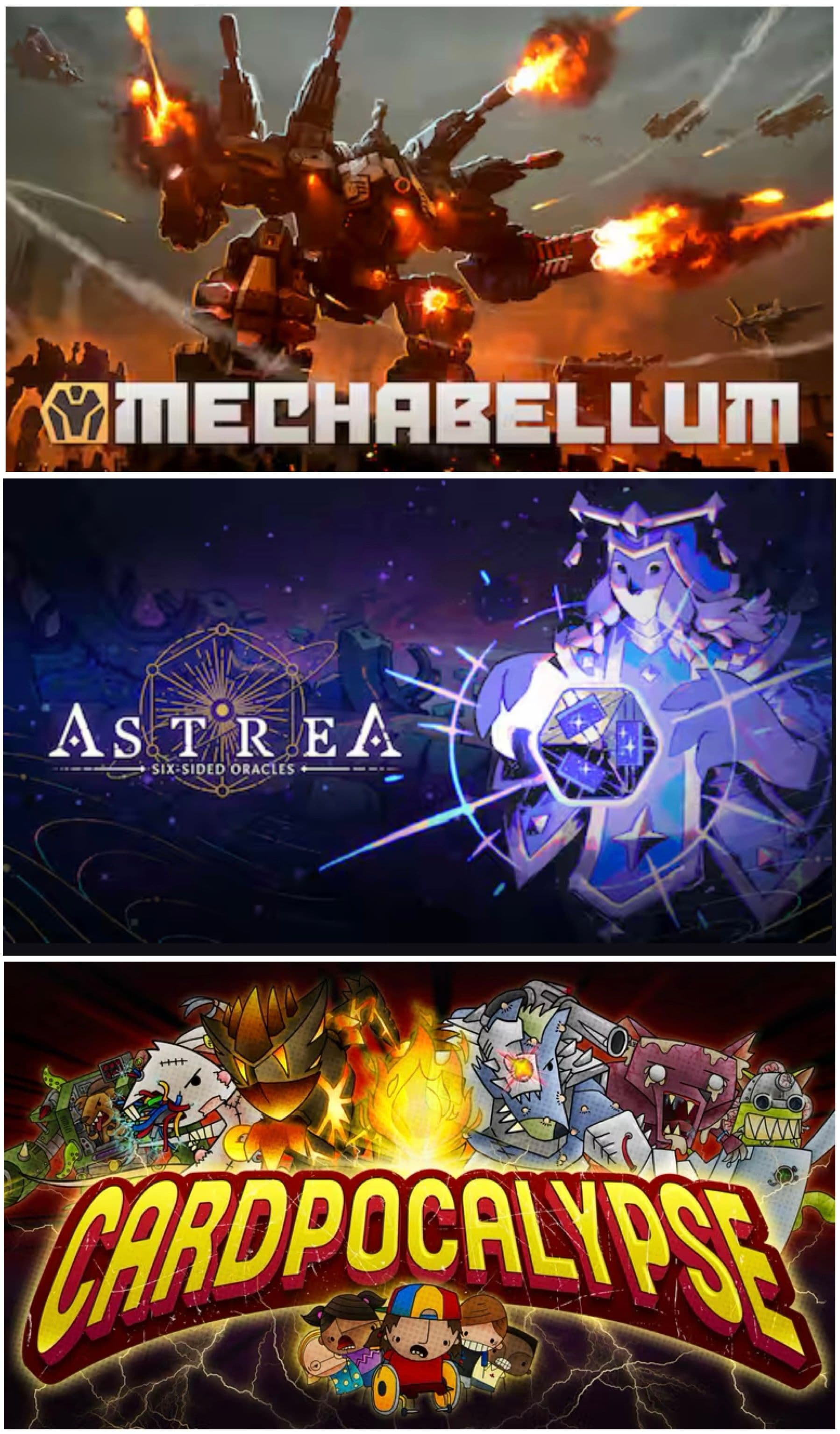 Δωρεάν τo “Mechabellum” (PC), το “Astrea: Six Sided Oracles” (PC) & το “Cardpocalypse” (Android & iOS), στο Epic Games Store