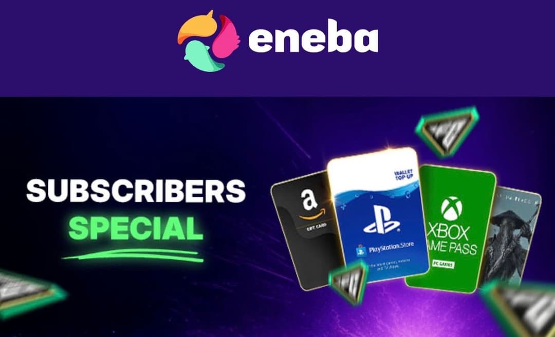 8% έκπτωση σε αγορά παιχνιδιών-top-up gaming καρτών και άλλων από Eneba