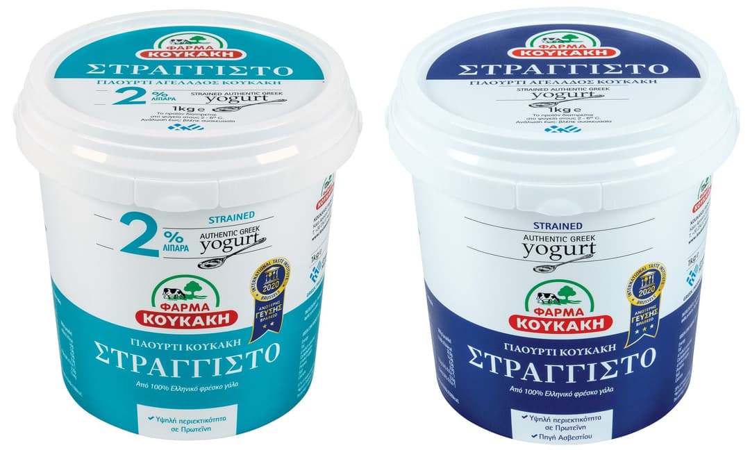 Φάρμα Κουκάκη Γιαούρτι Στραγγιστό 2% και 10% 1kg στον Μασούτη