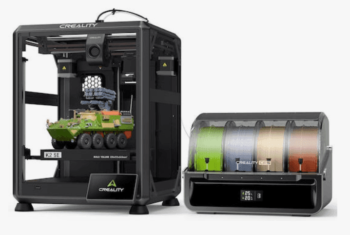 3D printer Creality K2 SE Combo 500mm/s Speed, 0.1mm Precision, 220×215×245mm 269€