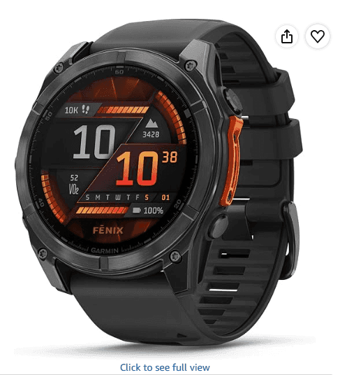 Garmin fēnix 8 51 mm GPS Premium Multisport Smartwatch Slate Grey