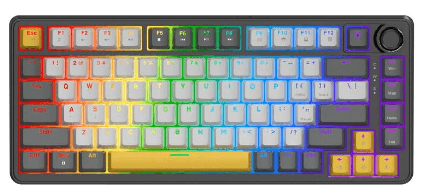 NACODEX AJAZZ NK82 ενσύρματο μηχανικό πληκτρολόγιο 