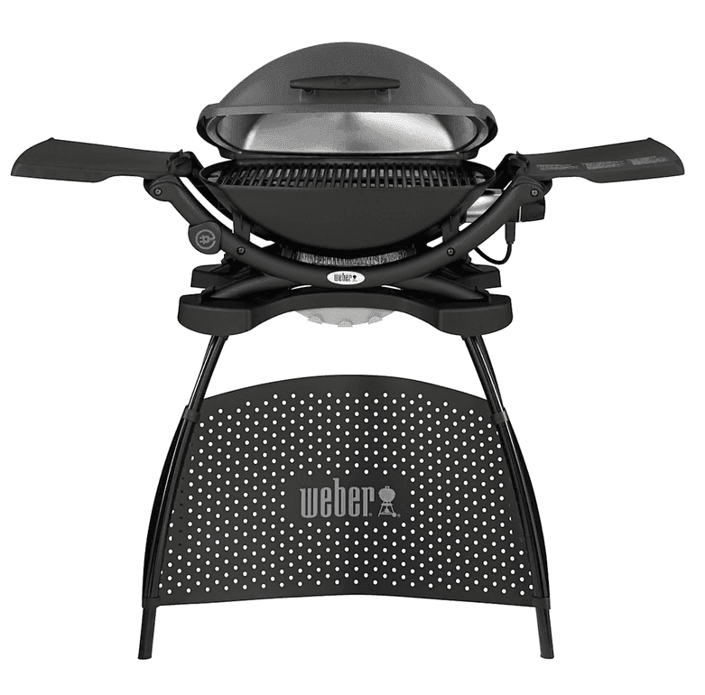 Ηλεκτρική Ψησταριά Πλάκας 2200W Weber Q2400 με βάση, Καπάκι και Ρυθμιζόμενο Θερμοστάτη 104.1x62.2cm