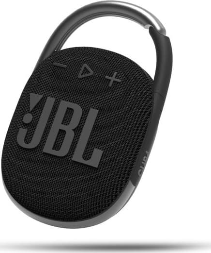 JBL Clip 4 Bluetooth Speaker σε μαύρο χρώμα @ Mozik.gr