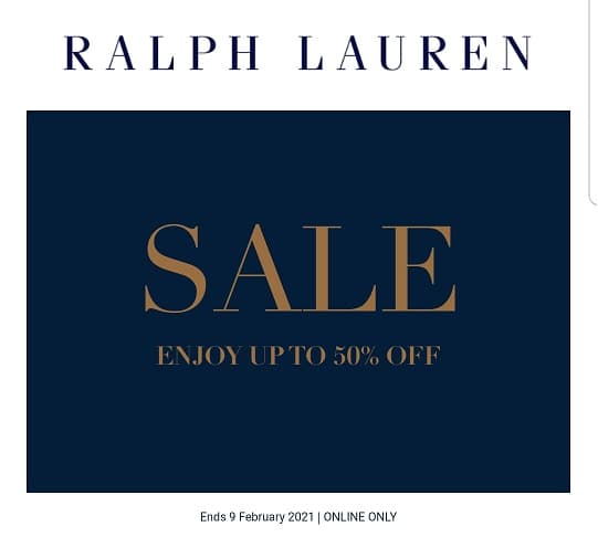 Polo Ralph Lauren εκπτωσεις εως 50%