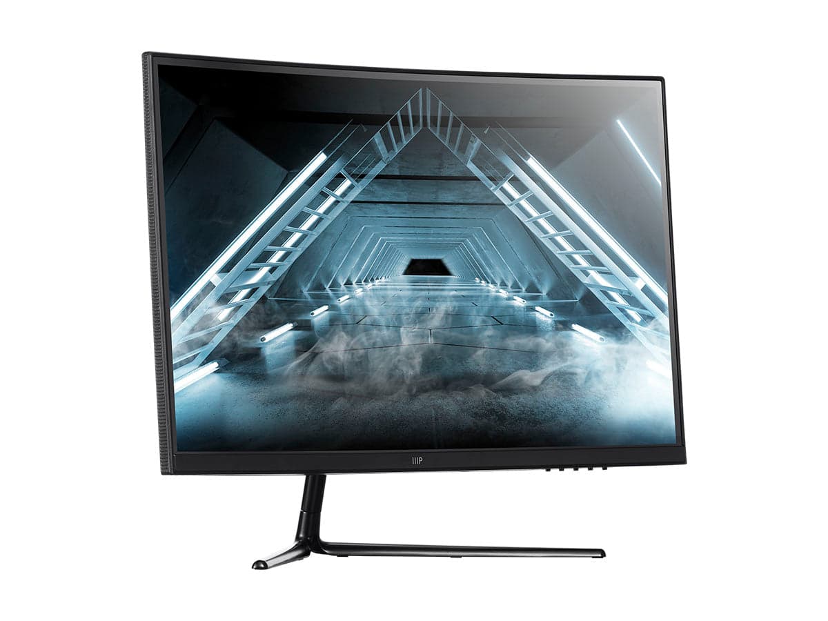 Monoprice Zero-G 27in Curved Gaming Monitor [1500R, 2560x1440 (QHD), 144Hz, HDR, VA, FreeSync &amp; G-Sync Compatible, 400nits, HDMI 2.0 &amp; 2x 1.4, DP 1.2, VESA]