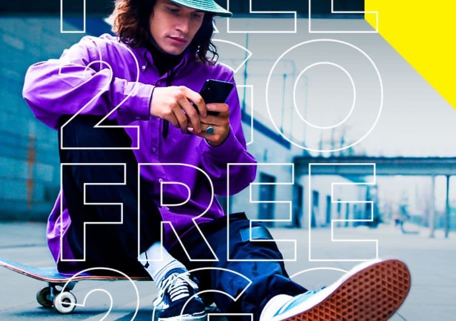 FREE2GO - Unlimited GB για 30 ημέρες με 10,60€ ή Unlimited GB + Λεπτά για 20 ημέρες με 17,80€
