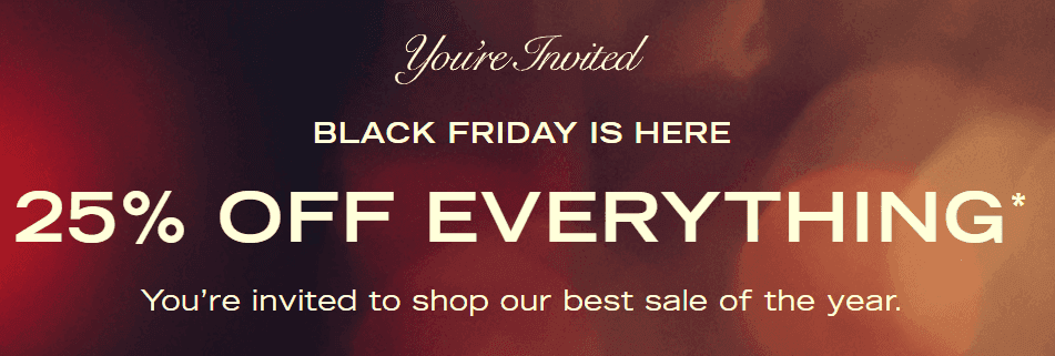 Abercrombie Black Friday με -25% σε όλα και δωρεάν μεταφορικά από 75€ (+ 15% από έξτρα κωδικό)