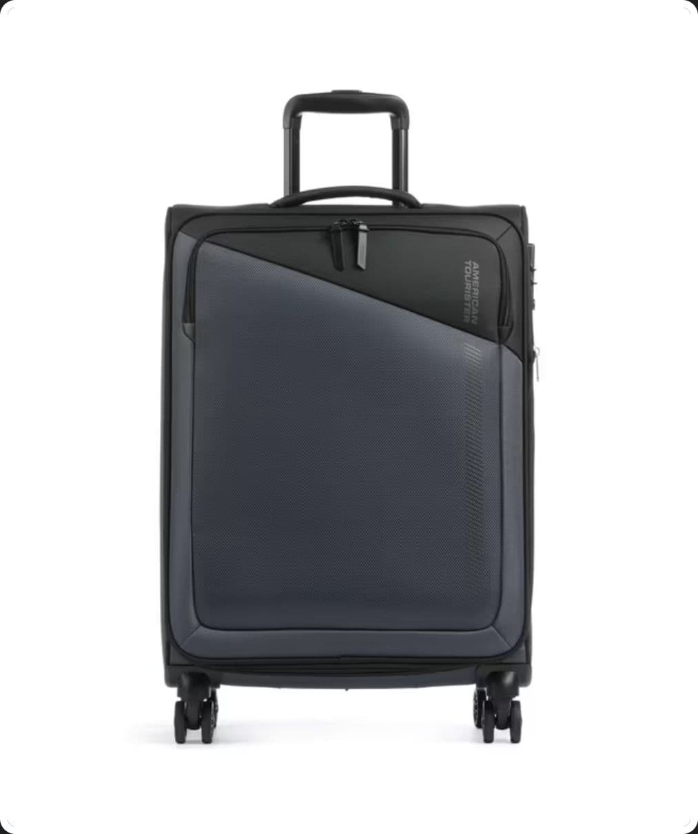 American Tourister Daring Dash Μαυρο/Γκρι 4 ρόδες 45 x 67 x 29cm 67lt  55.16€