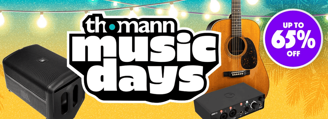 Thomann Music Days με διάφορες προσφορές σε είδη μουσικής