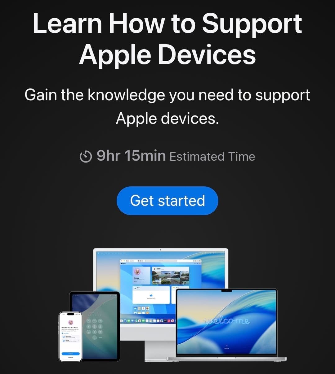 Apple Device Support Course δωρεάν από την Apple(ACSP certification) 
