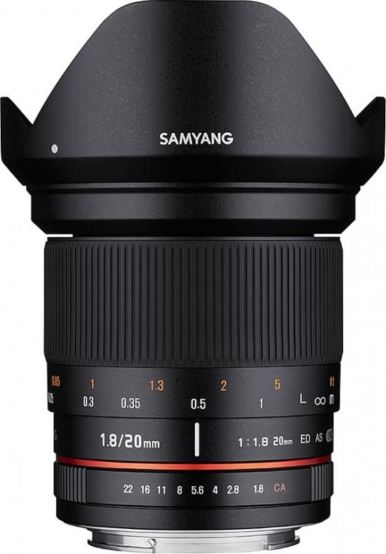 Samyang 20mm f/1.8 ED AS UMC φακός (Sony E mount)