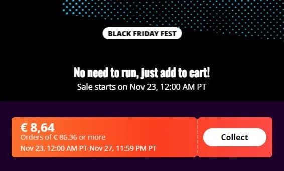 Κουπόνι έκπτωσης για αγορές από 23/11 στο Aliexpress