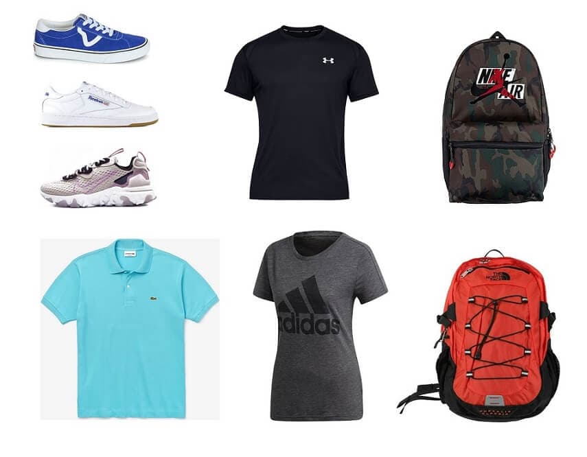 Εκπτώσεις από -50% σε αθλητικά & casual έιδη στα Cosmos Sport (παραδείγματα)
