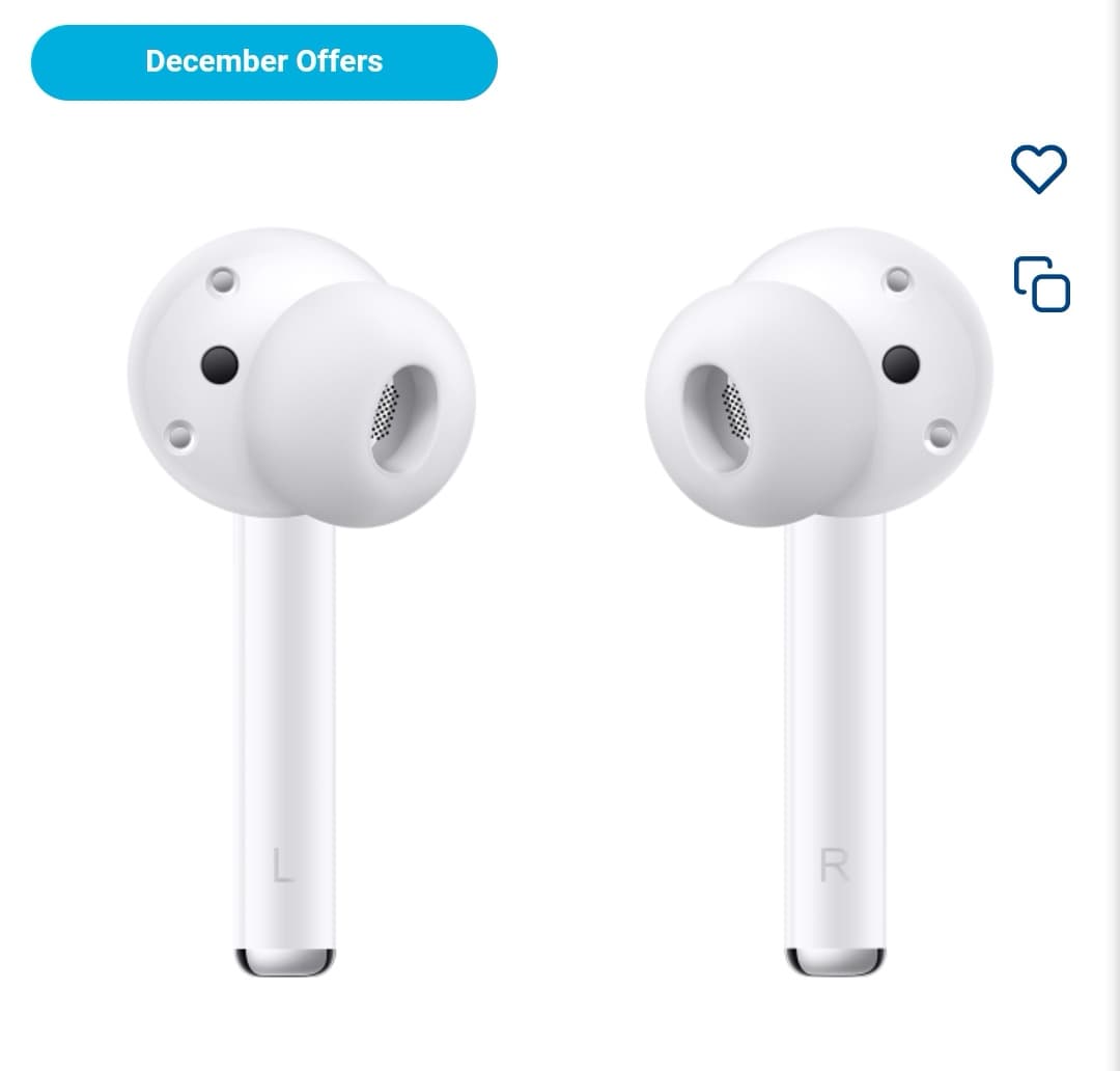 Honor magic earbuds Λευκά 39€
