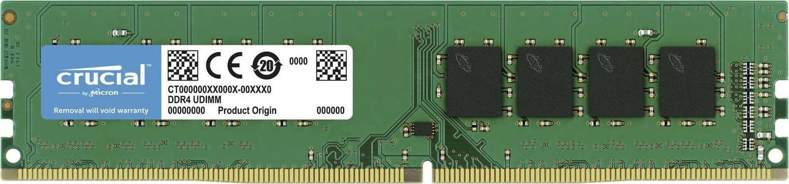 2 DIMM x 8GB DDR4 RAM Crucial (μνήμη desktop pc)