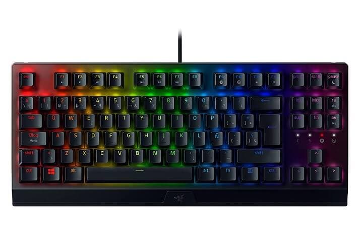 Πληκτρολόγιο Razer BlackWidow V3 Tenkeyless (Yellow Switch, QWERTY Español) 62,32€ από Amazon