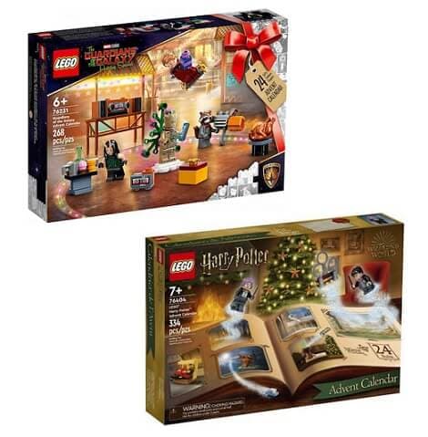 Lego Χριστουγεννιάτικο Ημερολόγιο Guardians Of The Galaxy ή Harry Potter με 20€ από playcornershop.gr