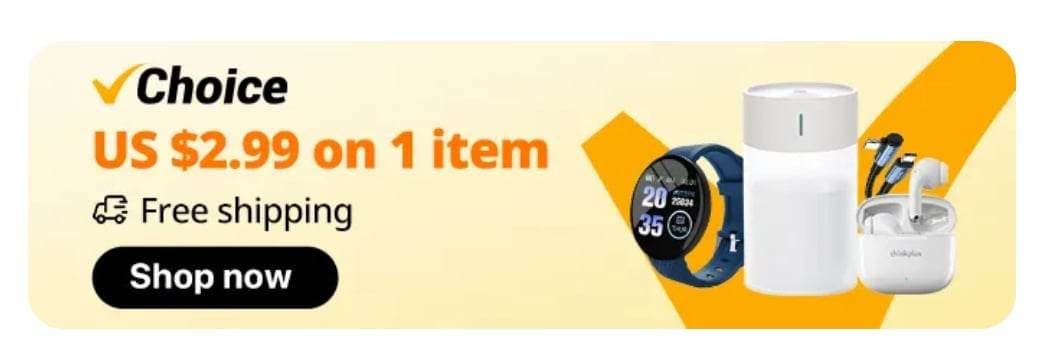3 προϊόντα με 7,81€ περίπου μέσω της εφαρμογής στο Aliexpress
