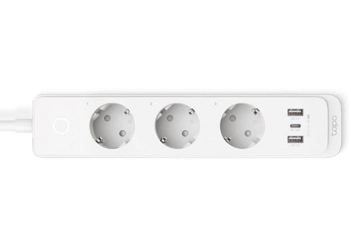 TP-LINK Tapo P300 Smart Πολύπριζο 3 Θέσεων με Διακόπτη και 2 USB
