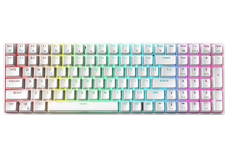 Μηχανικό Πληκτρολόγιο Royal Kludge RK100 (Blue Switch, 100 Keys, Bluetooth 5.0 + 2.4Ghz + Type-C, RGB) με 33.84€
