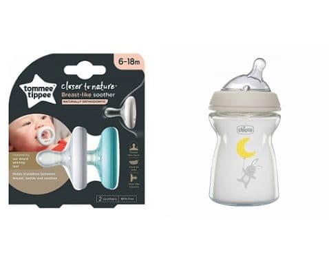 Πιπίλες Tommee tippee ή Μπιμπερό Chicco 1+1 δώρο στα Λητώ