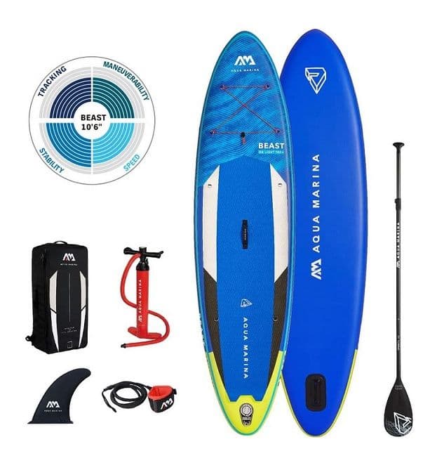 Φουσκωτή Σανίδα SUP Aqua Marina Beast 10'6'' 3.2m με 349€ από το Άμαζον