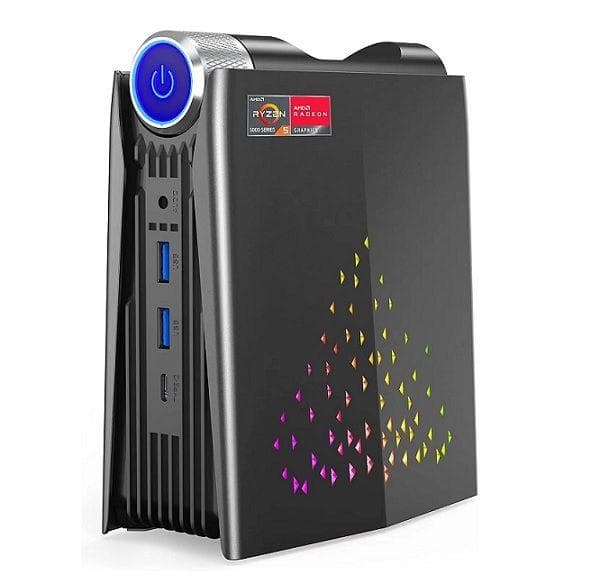 ACEMAGICIAN AMR5 Mini PC (AMD Ryzen 5 5600U, Windows 11 Pro, 16GB DDR4 512GB SSD, WiFi 5, Bluetooth 4.2 - EU)