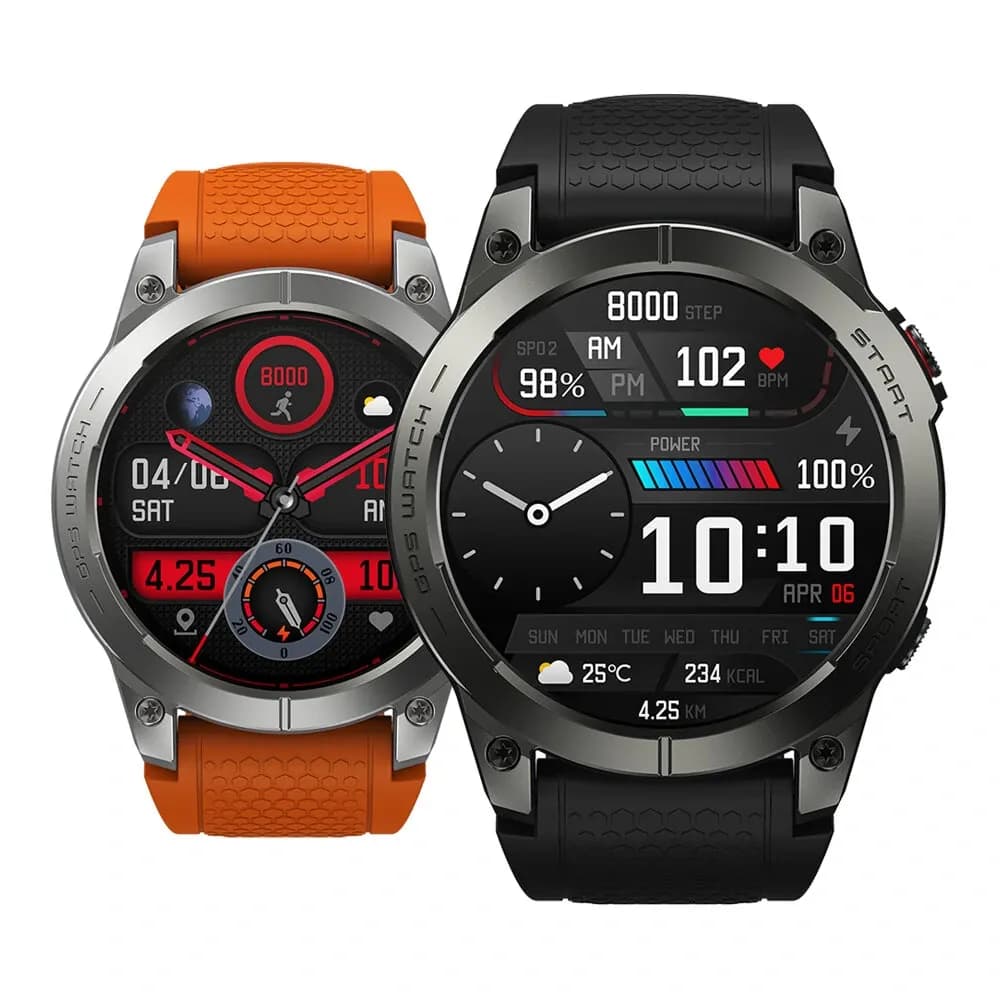 Zeblaze Stratos 3 GPS Smart Watch 1.43 inch AMOLED