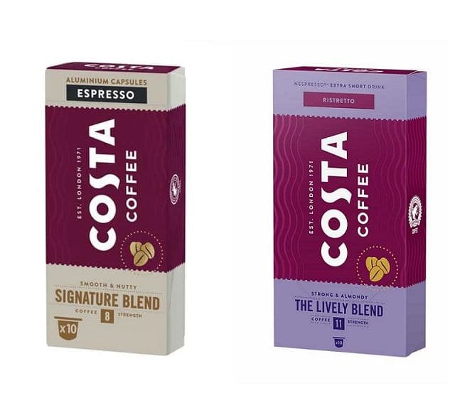 Καψουλες Costa Coffee Espresso / Ristretto