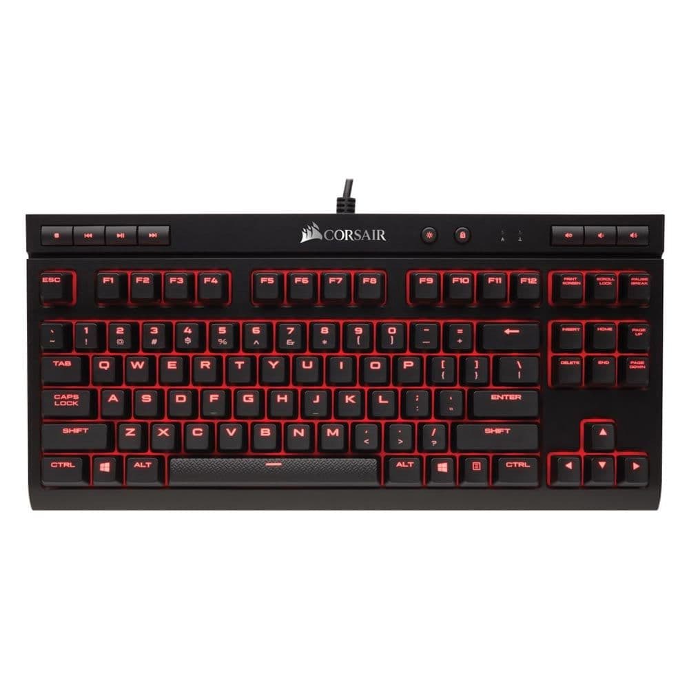 Corsair K63 (Cherry MX Red) Μηχανικό Πληκτρολόγιο