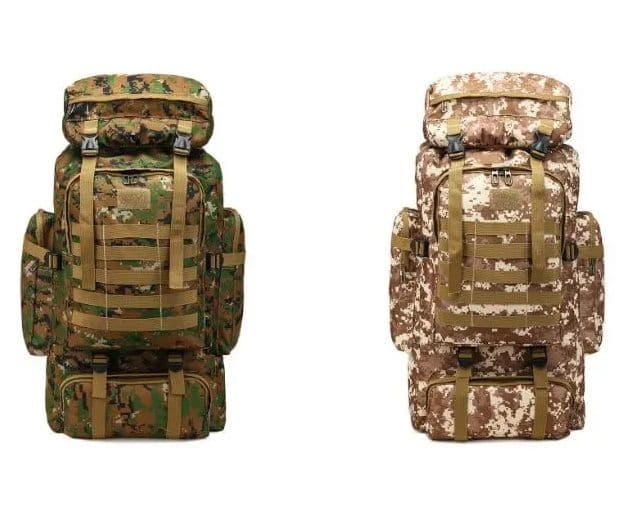DROW 80L Camouflage Nylon Water Proof Oxford Fabric Outdoor Bag Backpack for Climbing Hiking Outdoor - Camouflage, στα 19,11€, Banggood