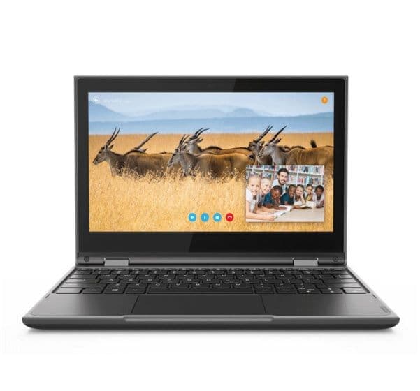 LENOVO 300e 2nd Gen 11.6'' Touch Screen HD IPS/ Intel Celeron N4120/ 4GB/ 128GB SSD/ Windows 10 Pro Laptop (Αγγλικό Πληκτρολόγιο)