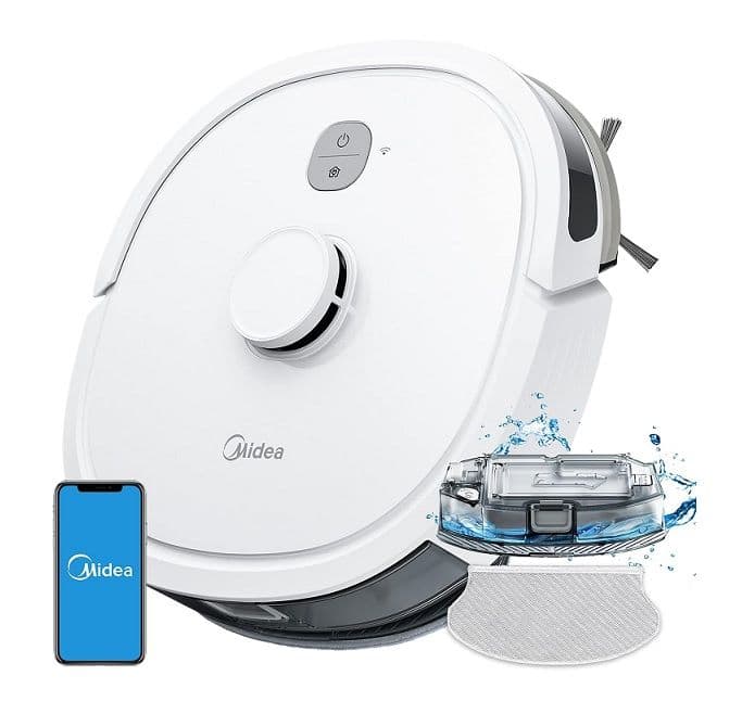 Σκούπα Ρομπότ Midea M6 LDS Vacuum/Mop 2000Pa με 147,37€ από το Amazon