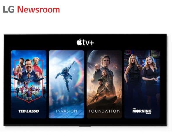 3 μήνες δωρεάν Apple TV+ για κατόχους τηλεοράσεων LG μέσω του LG Content Store
