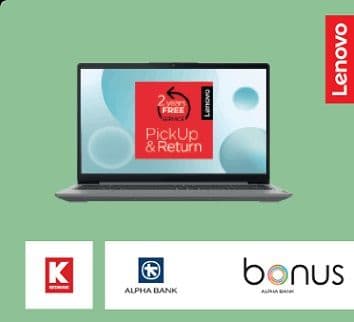 Lenovo Laptops με δωροεπιταγή 20% της αξίας για επόμενη αγορά και από 10K έως 70K Alpha Bonus πόντους - Κωτσόβολος