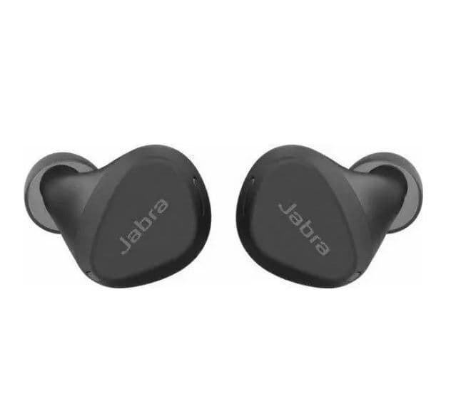 Jabra Elite 4 Active In-ear Bluetooth Handsfree Ακουστικά με Αντοχή στον Ιδρώτα και Θήκη Φόρτισης Μαύρα