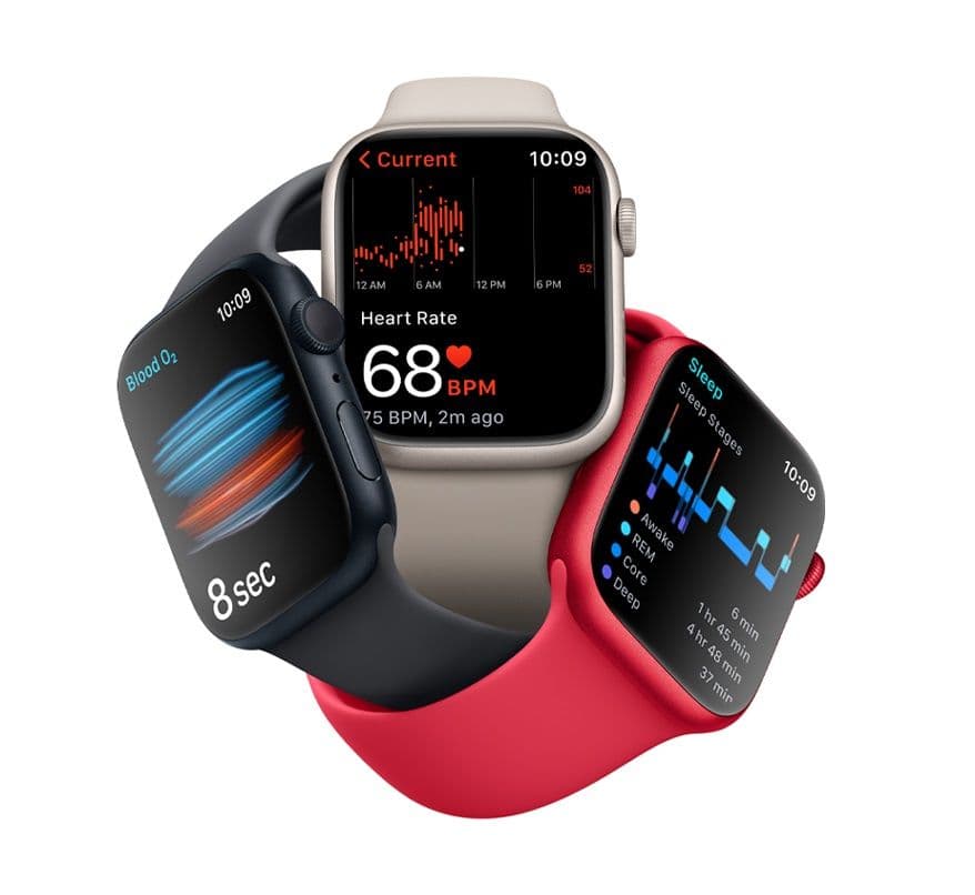 Apple Watch Series 8 45mm με 319€ (και 41mm με 289€)